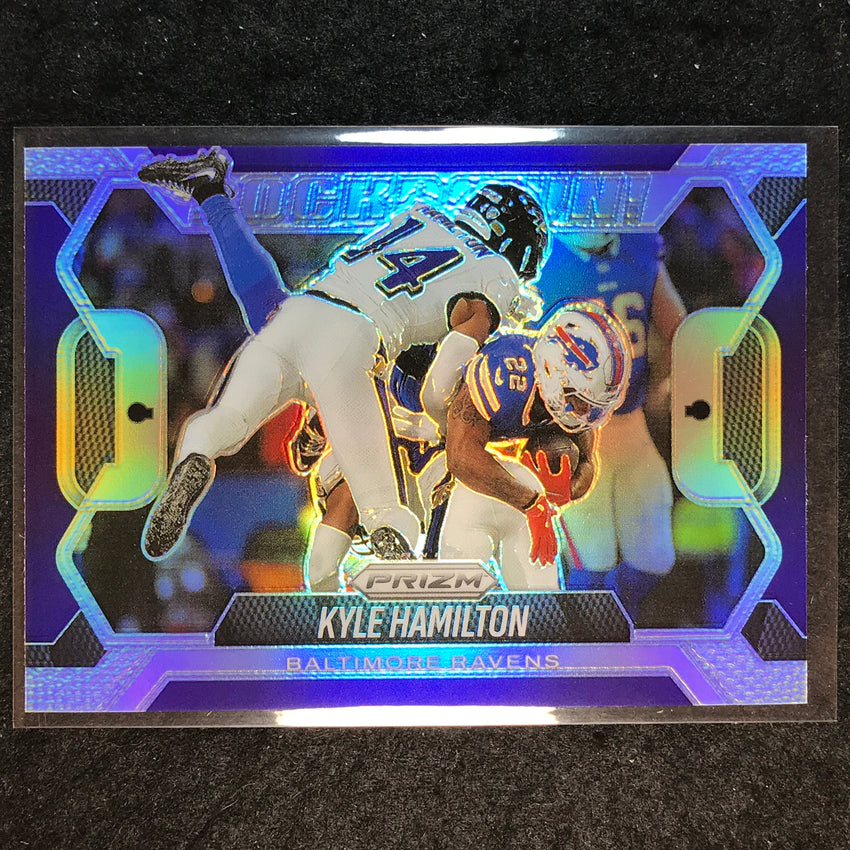 2025 Prizm Football KYLE HAMILTON Lockdown! Prizms Silver #7