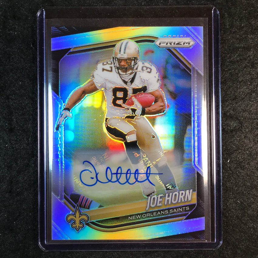 2025 Prizm Football JOE HORN Base Auto Silver #201