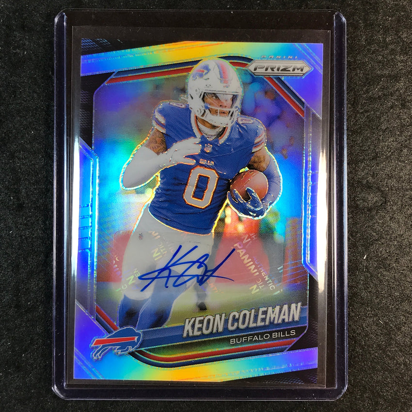 2025 Prizm Football KEON COLEMAN Base Auto Silver #275