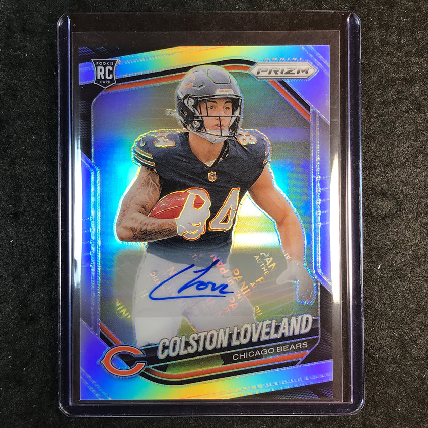 2025 Prizm Football COLSTON LOVELAND Base Rookie Auto Silver #319 (A)