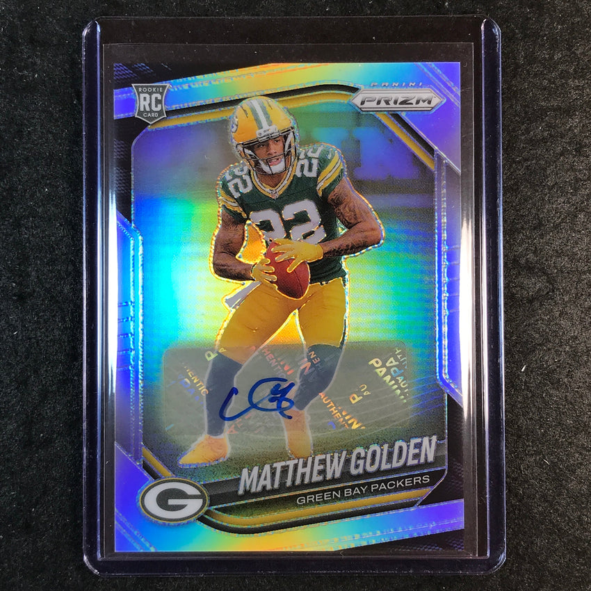 2025 Prizm Football MATTHEW GOLDEN Base Rookie Auto Silver #326 (A)
