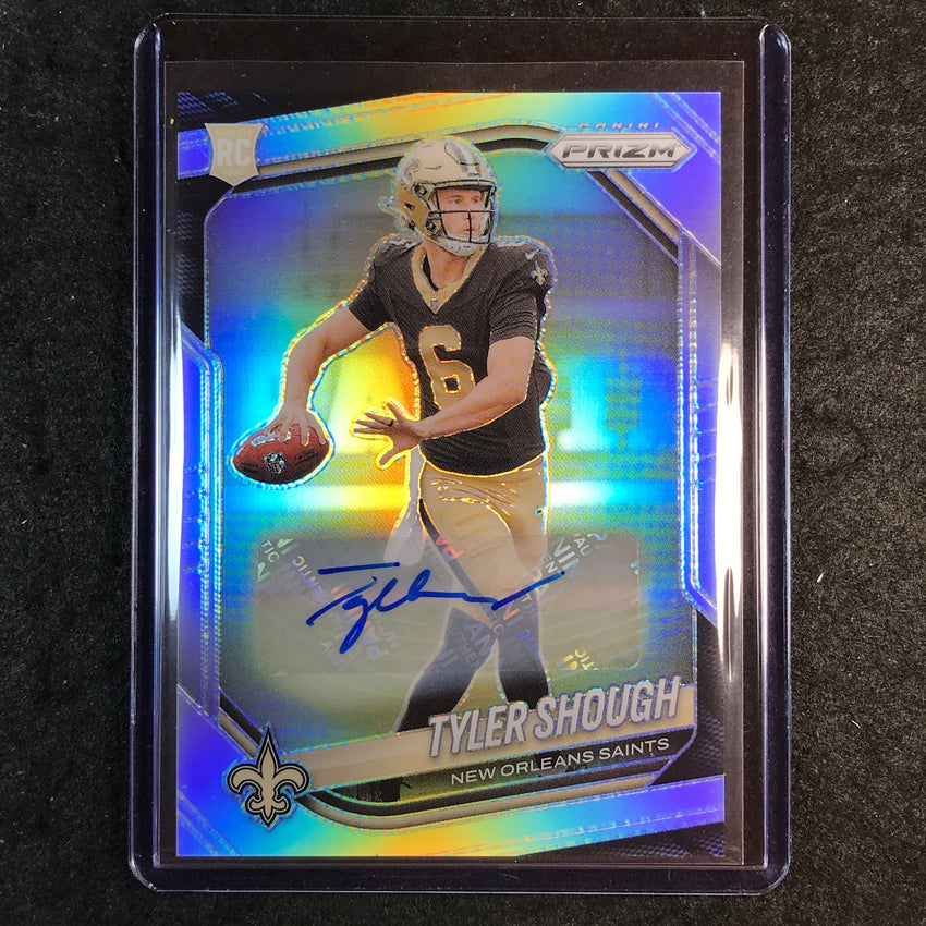 2025 Prizm Football TYLER SHOUGH Base Rookie Auto Silver #327