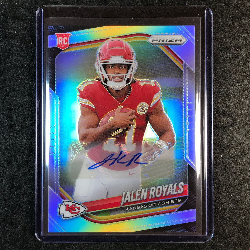 2025 Prizm Football JALEN ROYALS Base Rookie Auto Silver #341 (A)