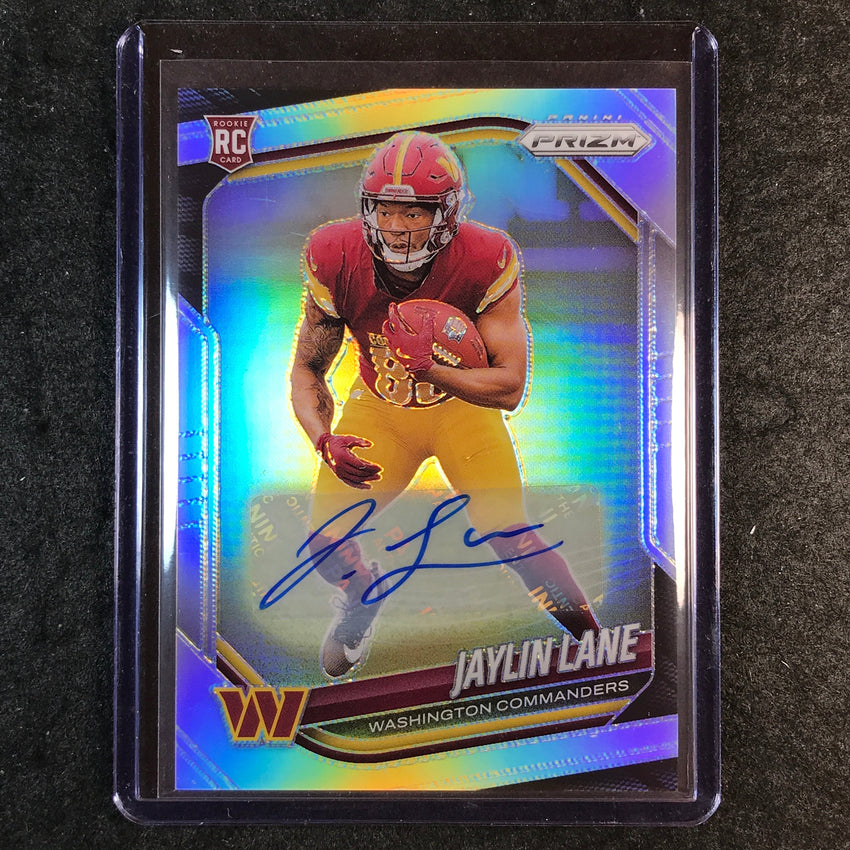 2025 Prizm Football JAYLIN LANE Base Rookie Auto Silver #356