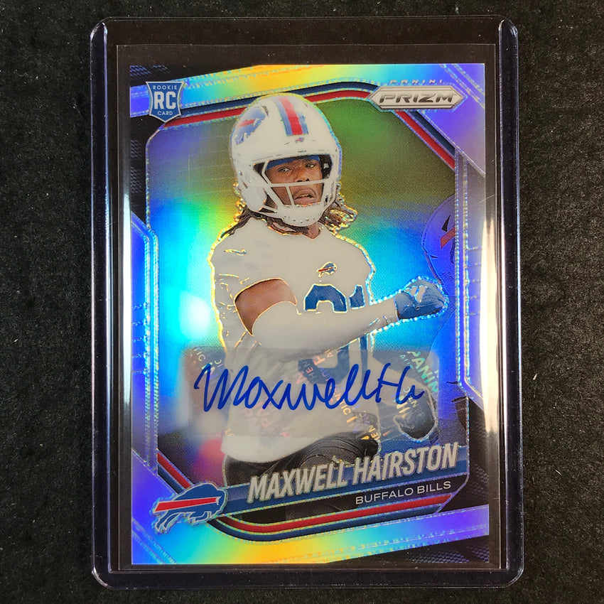 2025 Prizm Football MAXWELL HAIRSTON Base Rookie Auto Silver #360