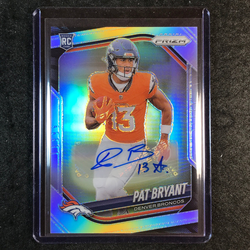 2025 Prizm Football PAT BRYANT Base Rookie Auto Silver #366