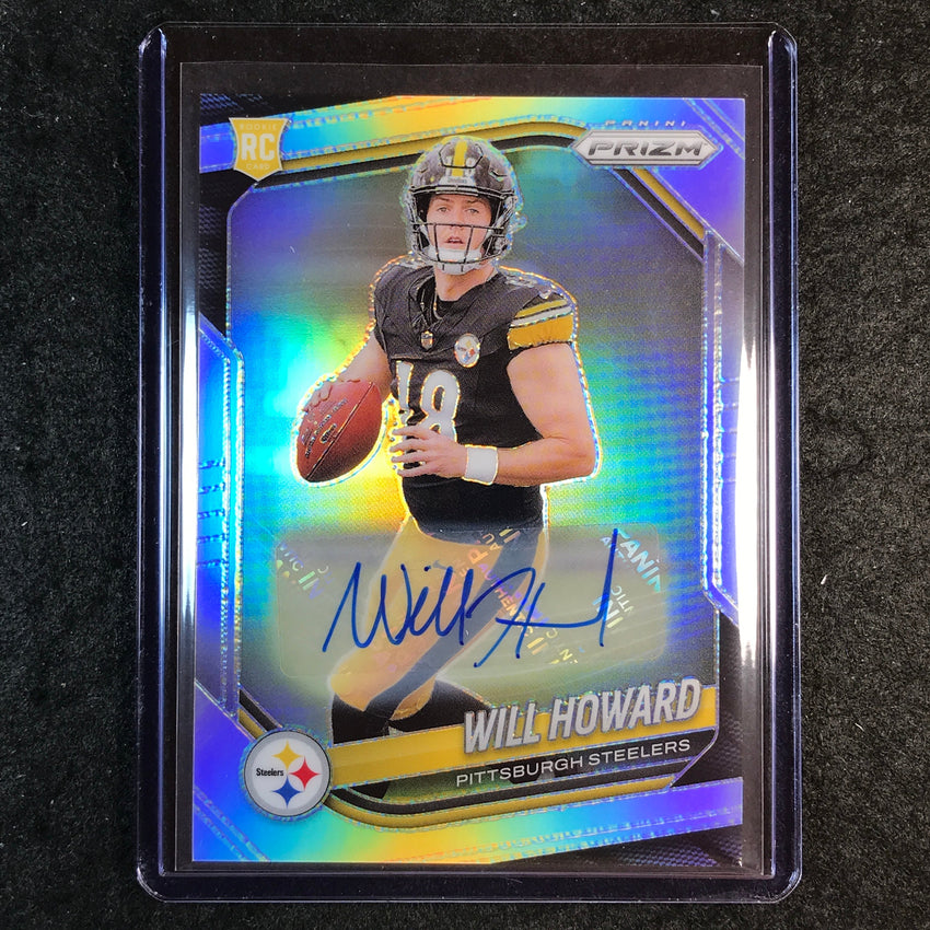2025 Prizm Football WILL HOWARD Base Rookie Auto Silver #367