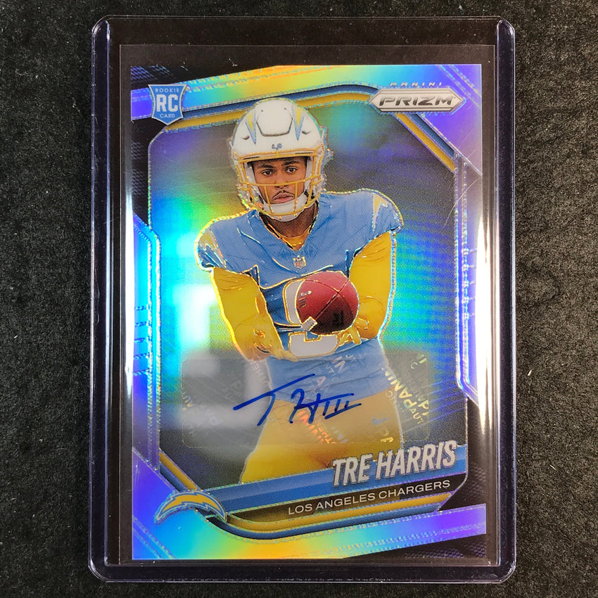 2025 Prizm Football TRE HARRIS Base Rookie Auto Silver #371