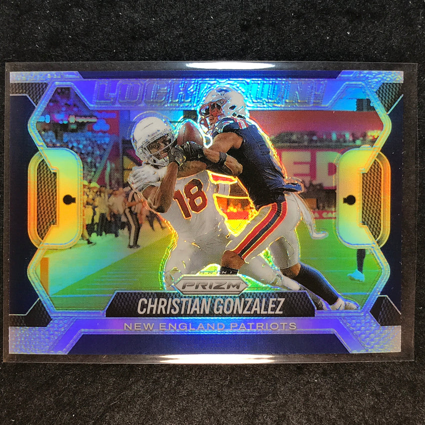 2025 Prizm Football CHRISTIAN GONZALEZ Lockdown! Prizms Silver #10