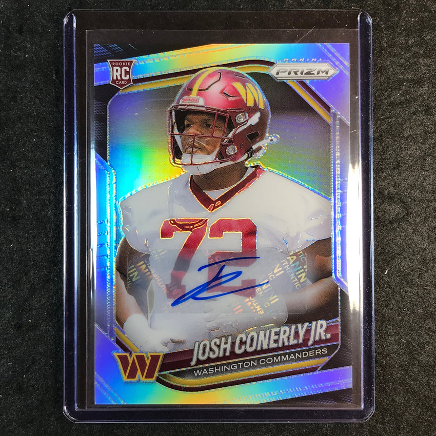2025 Prizm Football JOSH CONERLY JR. Base Rookie Auto Silver #382