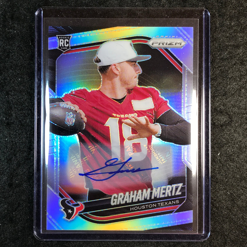 2025 Prizm Football GRAHAM MERTZ Base Rookie Auto Silver #392