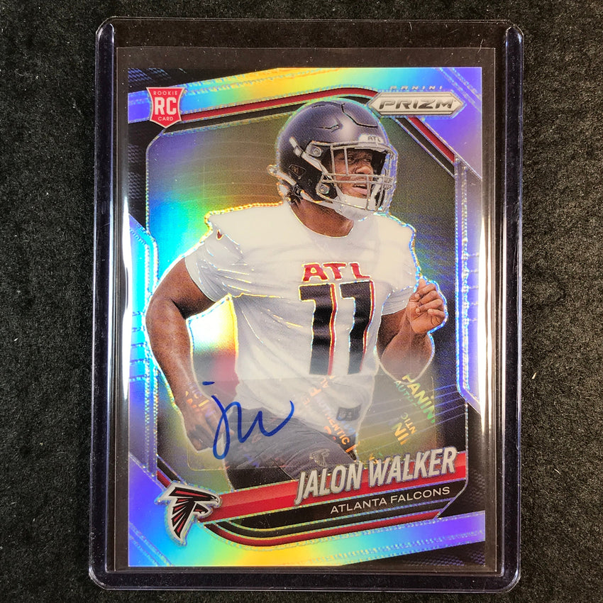 2025 Prizm Football JALON WALKER Base Rookie Auto Silver #398