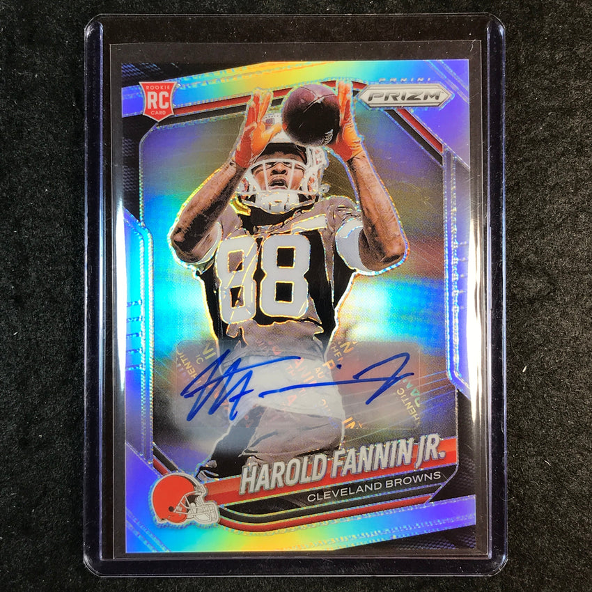 2025 Prizm Football HAROLD FANNIN JR. Base Rookie Auto Silver #399