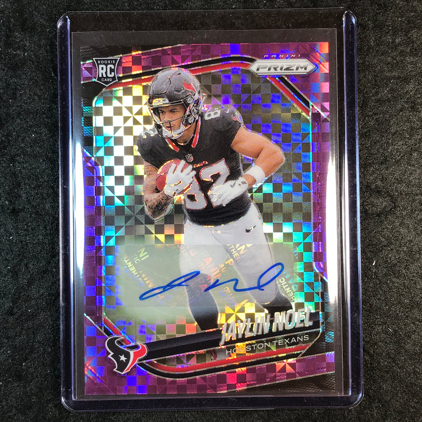 2025 Prizm Football JAYLIN NOEL Base Rookie Auto Purple Power 40/49