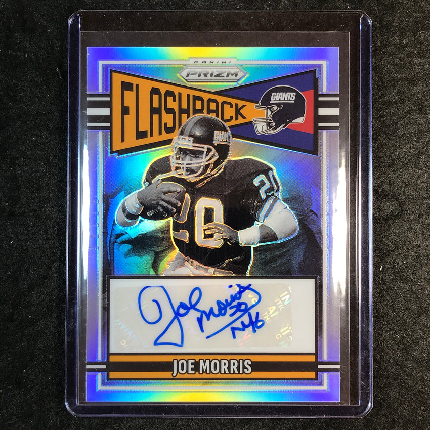 2025 Prizm Football JOE MORRIS Flashback Autographs Silver 100/149
