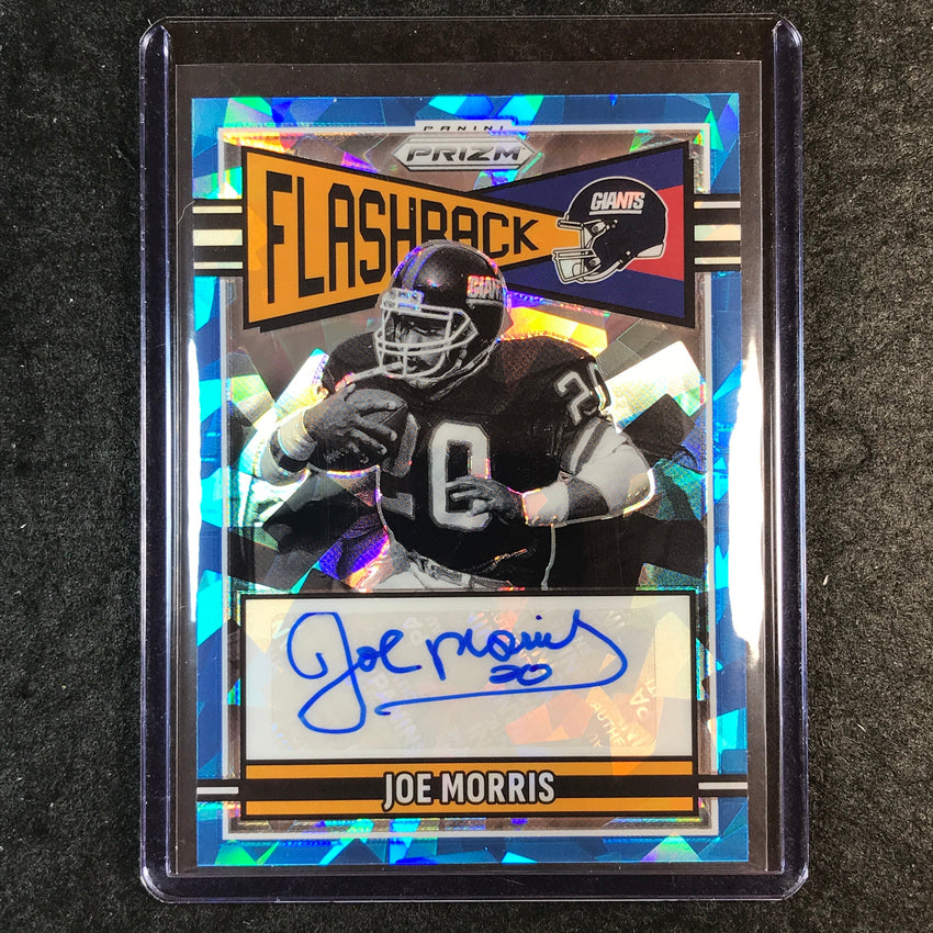2025 Prizm Football JOE MORRIS Flashback Autographs Blue Ice 55/99