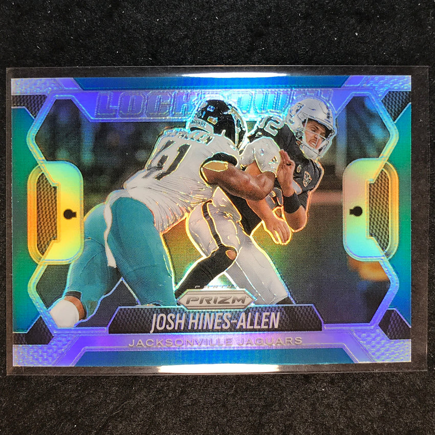 2025 Prizm Football JOSH HINES-ALLEN Lockdown! Prizms Silver #13
