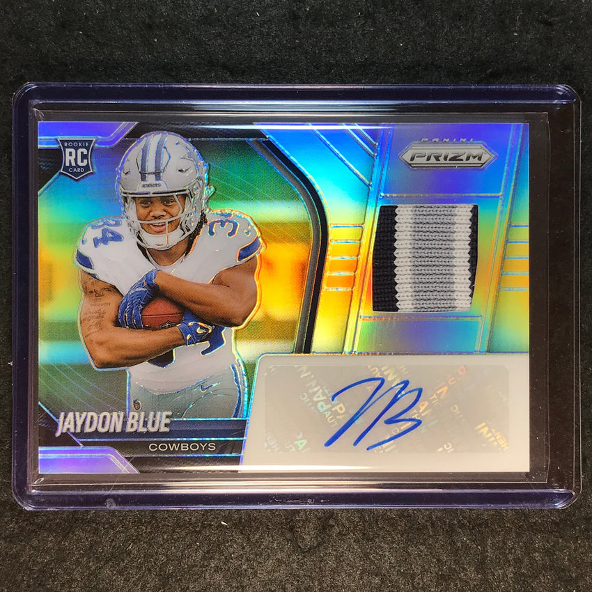 2025 Prizm Football JAYDON BLUE Rookie Patch Autograph Silver 40/99