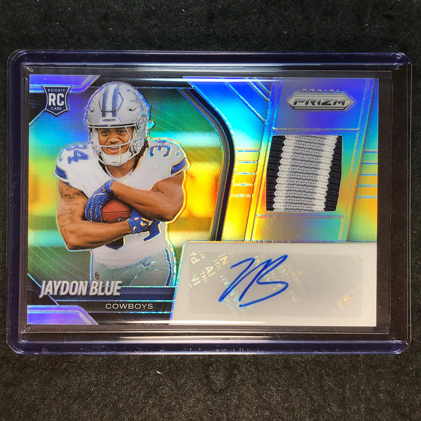 2025 Prizm Football JAYDON BLUE Rookie Patch Autograph Silver 96/99