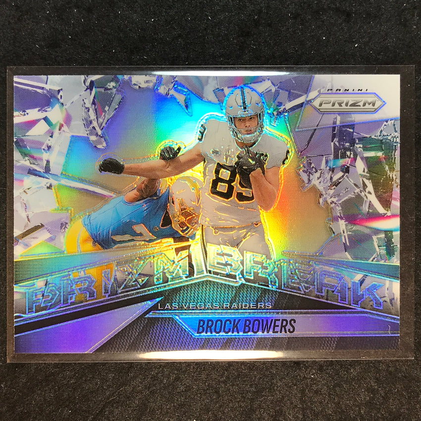 2025 Prizm Football BROCK BOWERS Prizm Break Silver #4