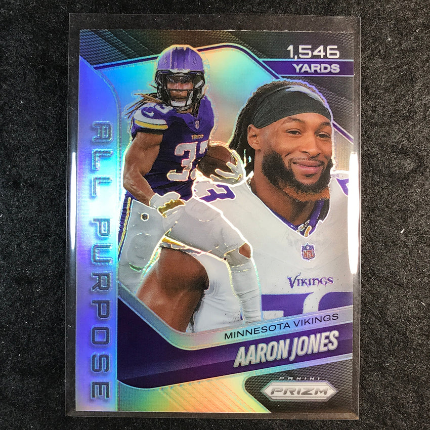 2025 Prizm Football AARON JONES All Purpose Prizms Silver #8