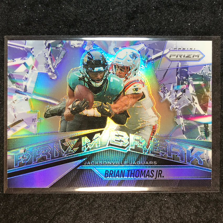 2025 Prizm Football BRIAN THOMAS JR. Prizm Break Silver #7