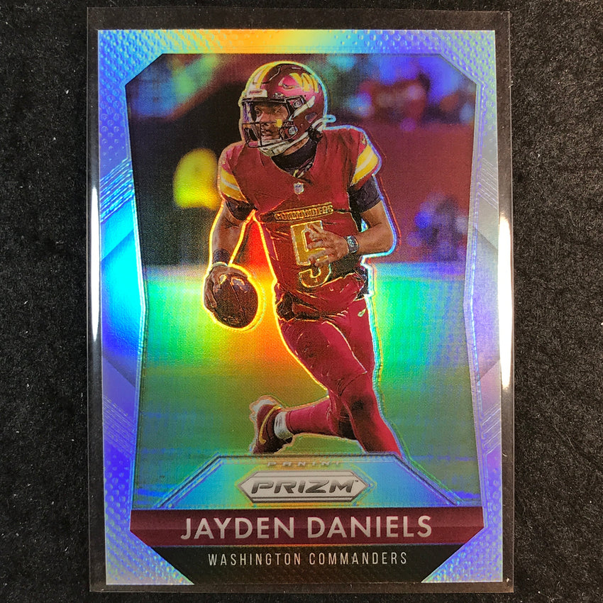 2025 Prizm Football JAYDEN DANIELS Prizm Flashback Silver #3