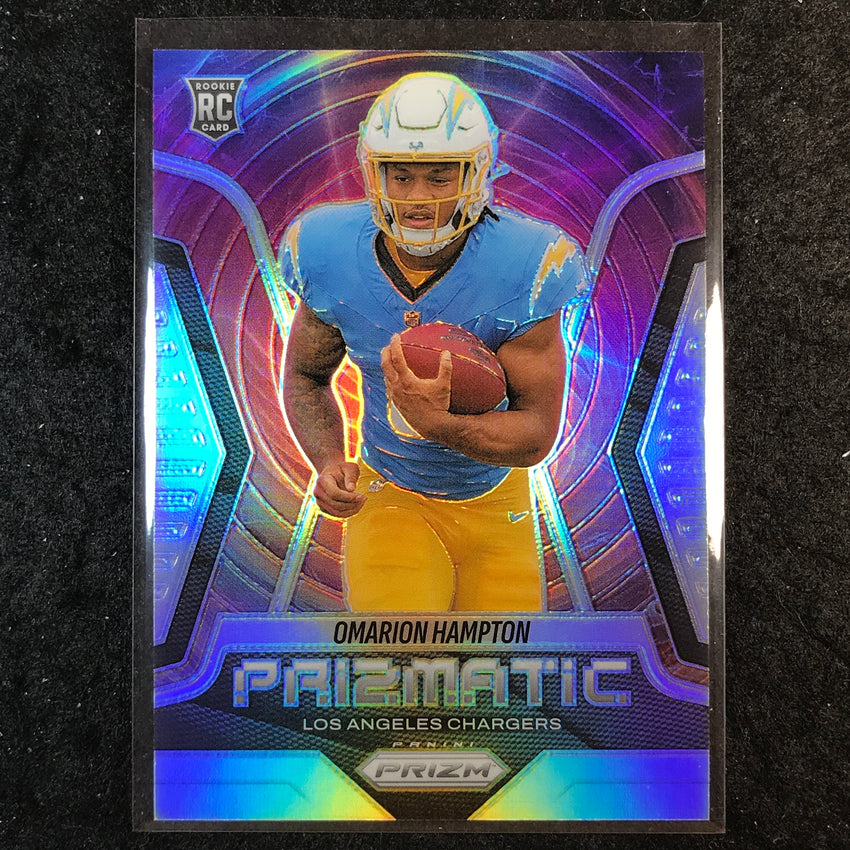 2025 Prizm Football OMARION HAMPTON Prizmatic Rookie Silver #9