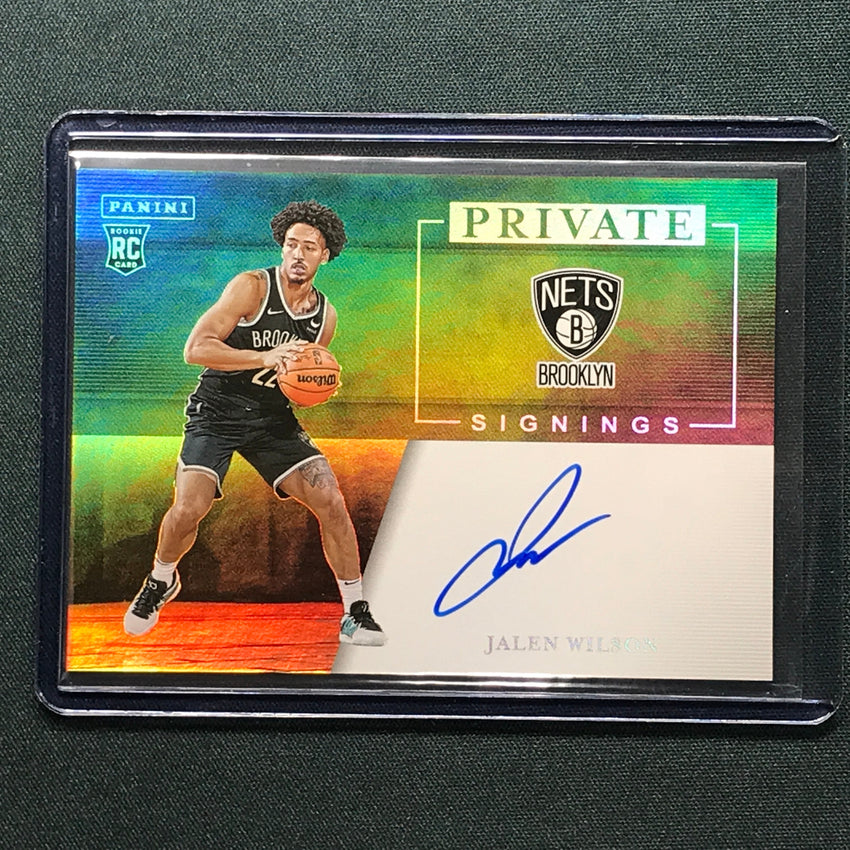 2023-24 Court Kings Jalen Wilson Private Signings Rookie Auto #Wil