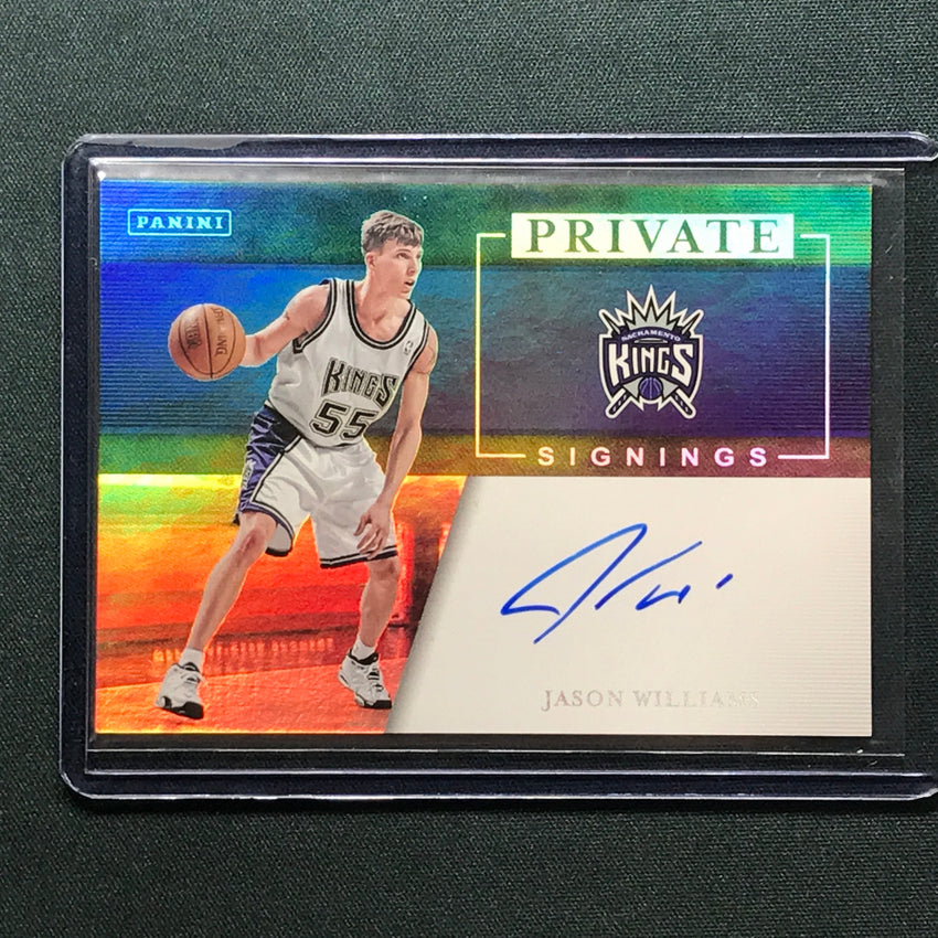 2023-24 Court Kings Jason Williams Private Signings Auto No Jas