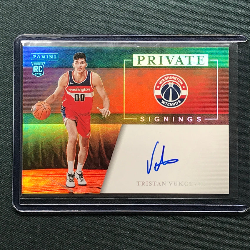 2023-24 Court Kings Tristan Vukcevic Private Signings Rookie Auto #Vuk