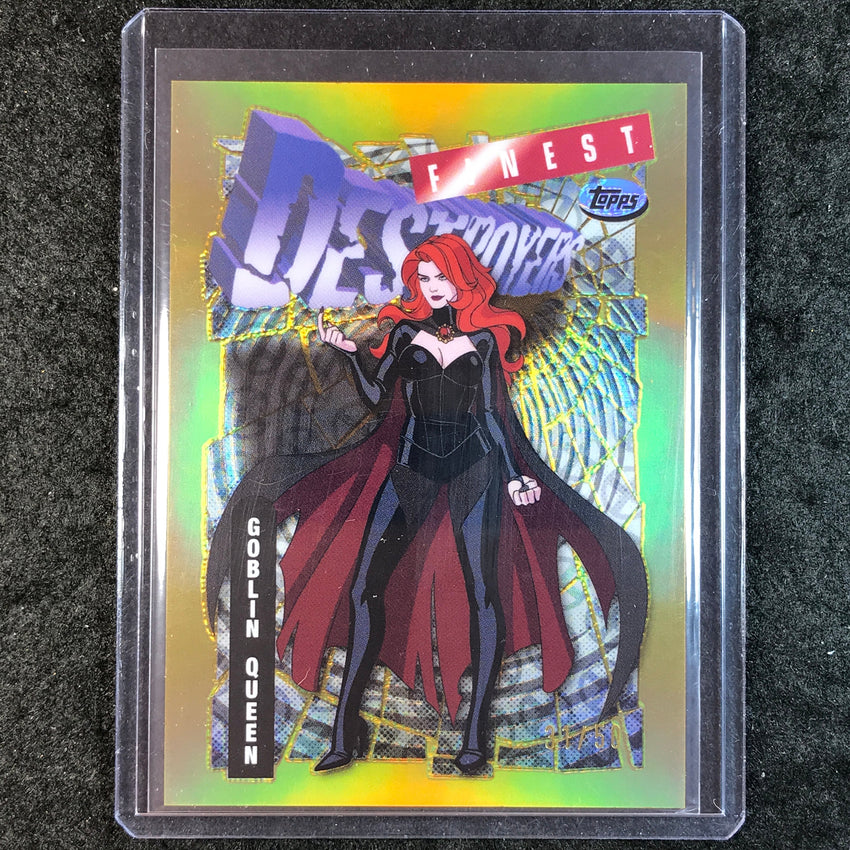 2025 Topps Finest X-Men '97 GOBLIN QUEEN Destroyers Uncommon Gold 31/50 #70