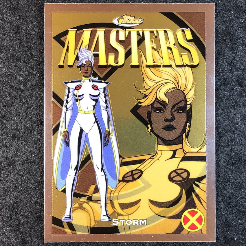 2025 Topps Finest X-Men '97 STORM Base Masters Rare Gold #85