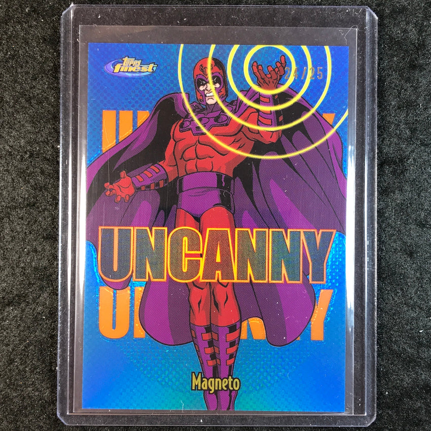 2025 Topps Finest X-Men '97 MAGNETO Uncanny Short Print Orange 24/25 #98
