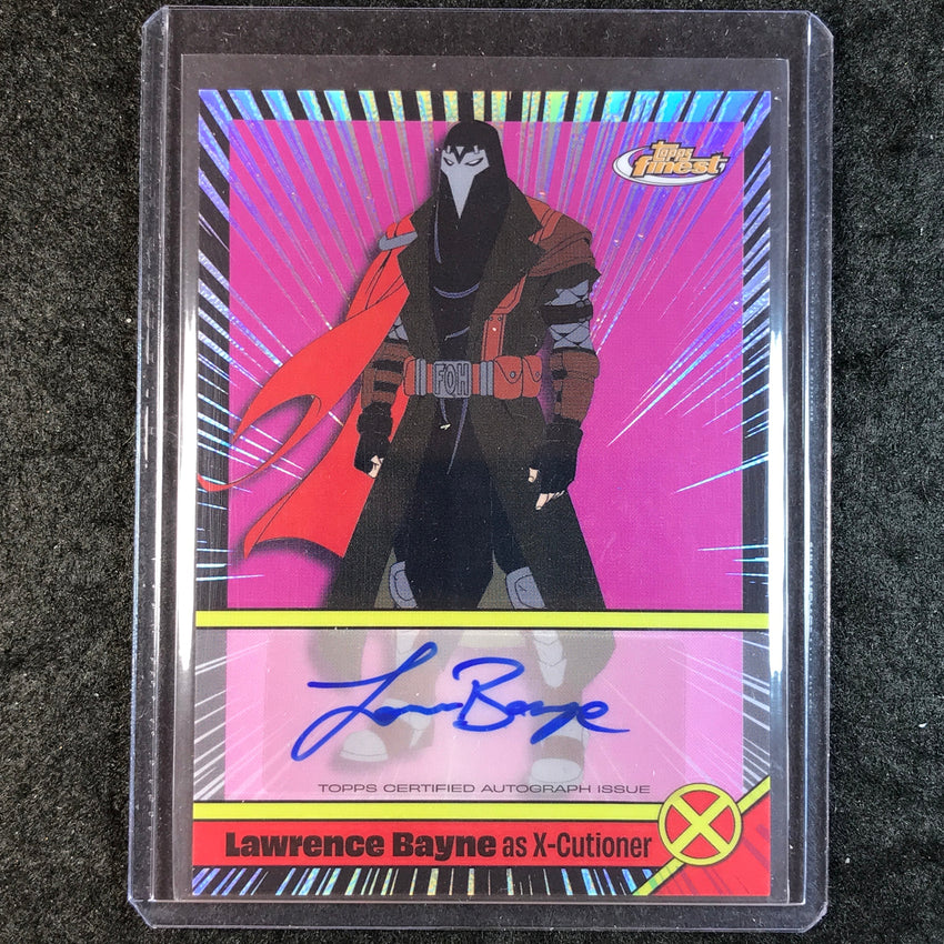 2025 Topps Finest X-Men '97 LAWRENCE BAYNE X-CUTIONER Voice Actor Auto #LB