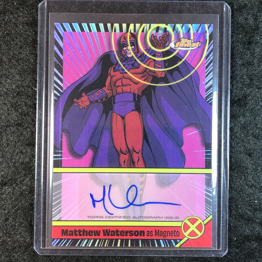 2025 Topps Finest X-Men '97 MATTHEW WATERSON MAGNETO Voice Actor Auto #MW