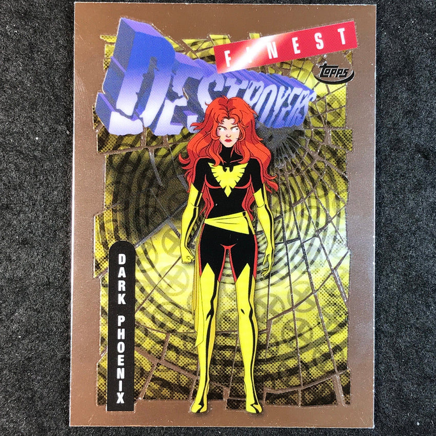 2025 Topps Finest X-Men '97 DARK PHOENIX Base Destroyers Rare Gold #87