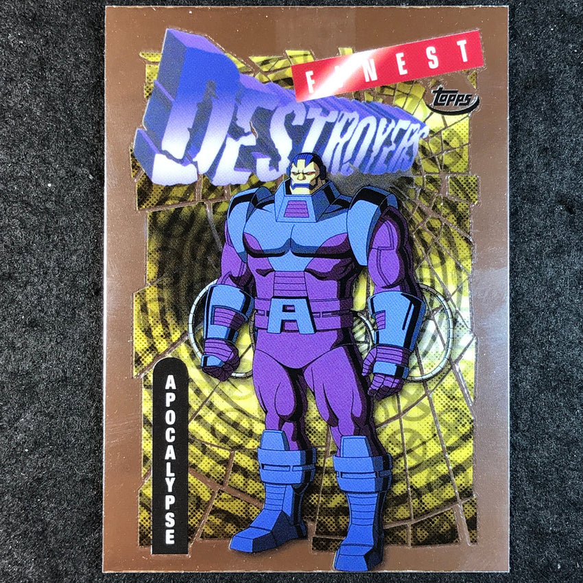 2025 Topps Finest X-Men '97 APOCALYPSE Base Destroyers Rare Gold #88
