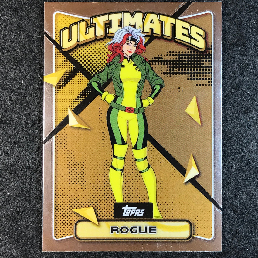 2025 Topps Finest X-Men '97 ROGUE Base Ultimates Rare Gold #76
