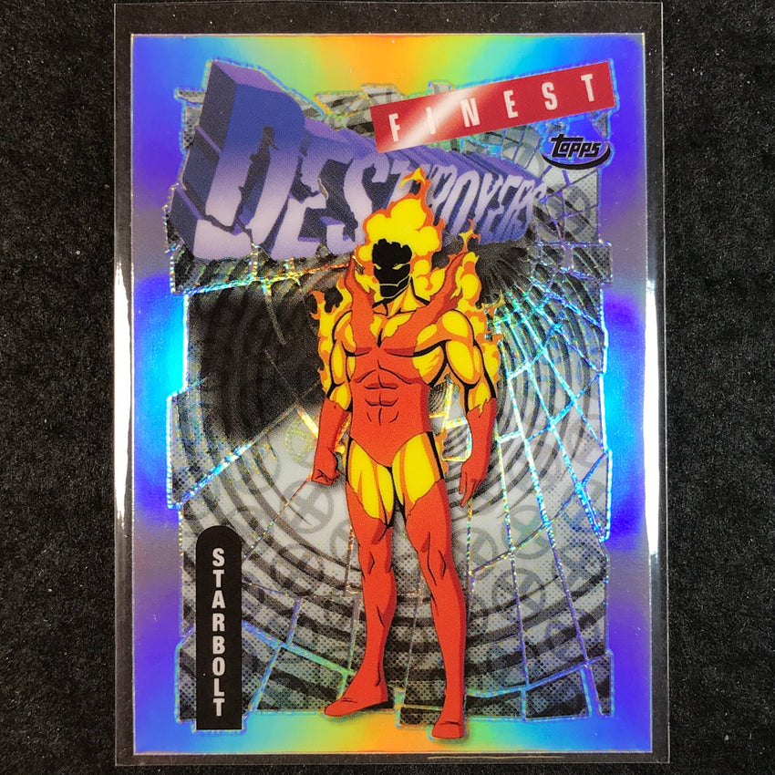 2025 Topps Finest X-Men '97 STARBOLT Destroyers Uncommon Silver Refractor #75