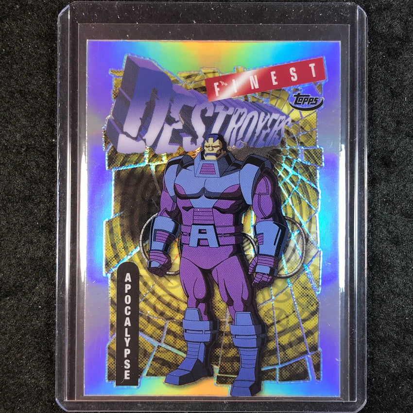 2025 Topps Finest X-Men '97 APOCALYPSE Destroyers Rare Gold Refractor #88