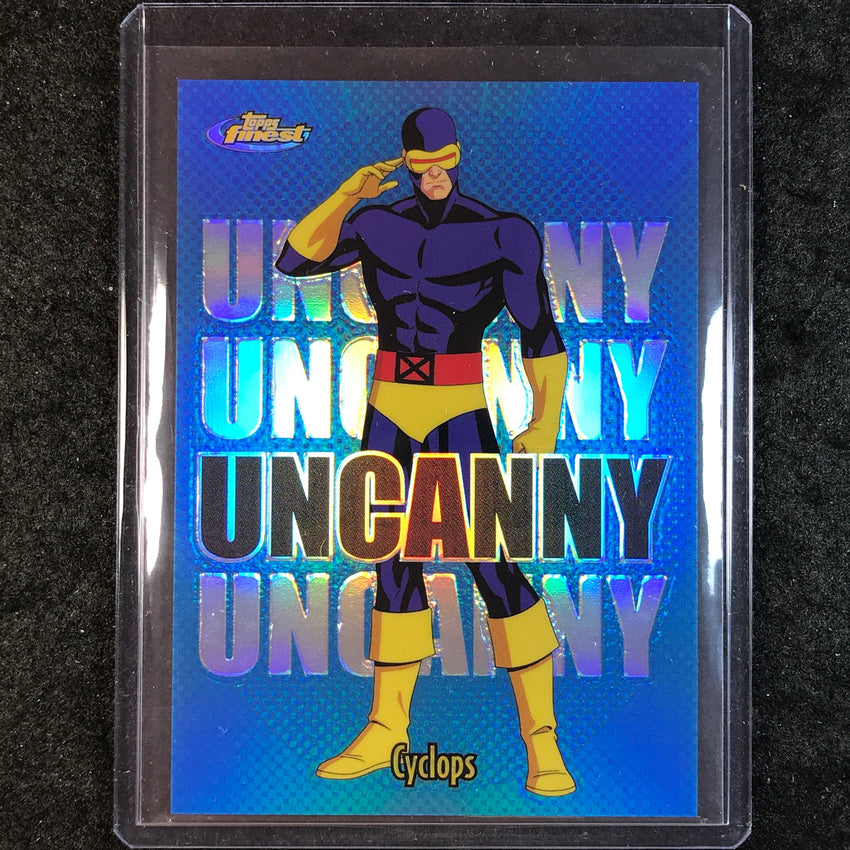 2025 Topps Finest X-Men '97 CYCLOPS Uncanny Short Print Refractor #95