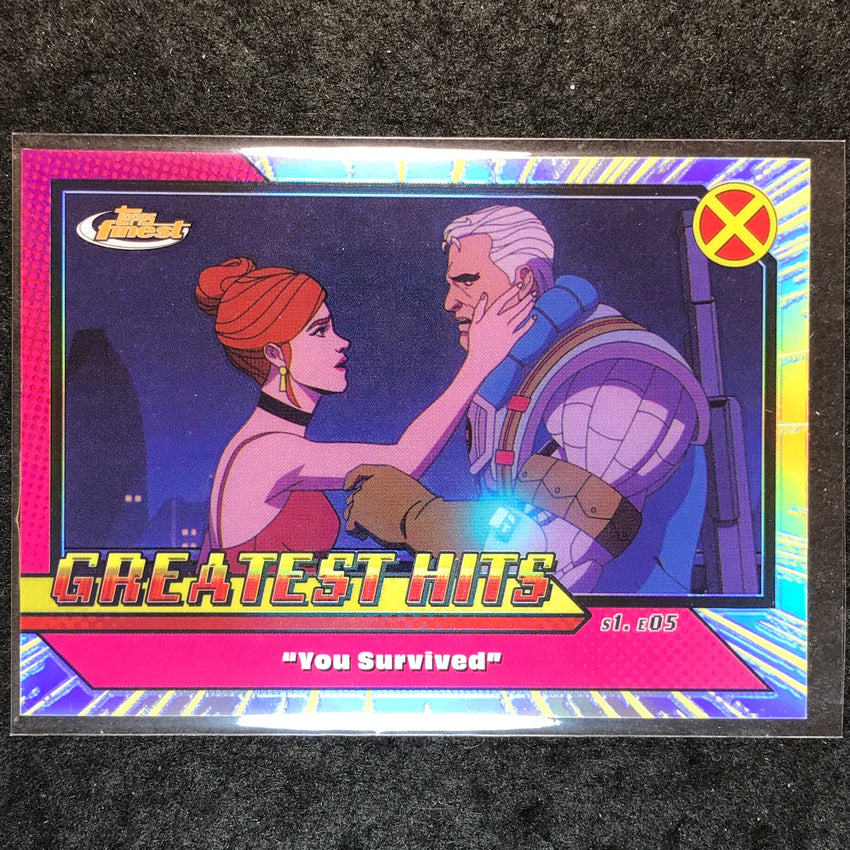 2025 Topps Finest X-Men '97 YOU SURVIVED Greatest Hits #8