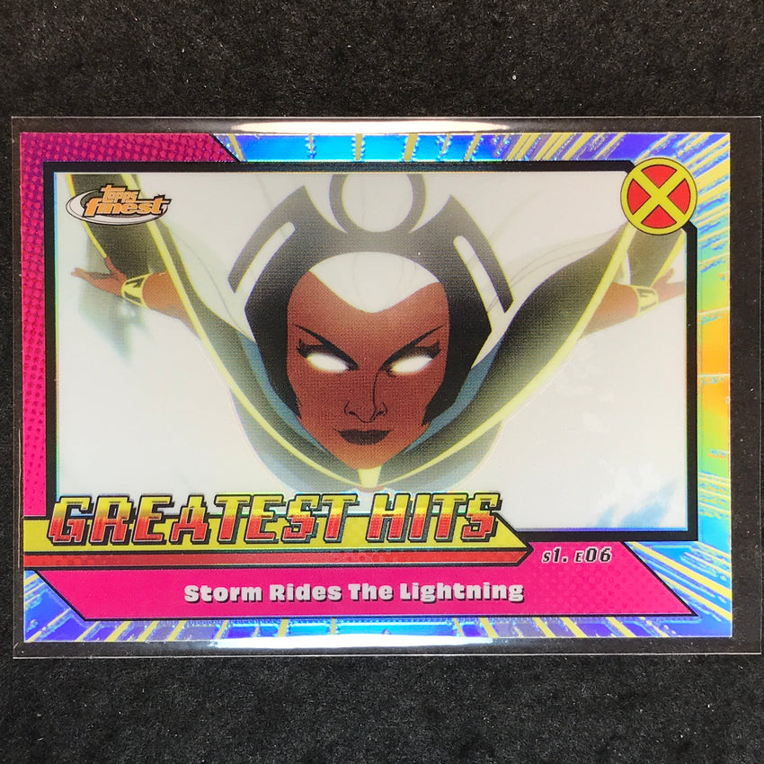 2025 Topps Finest X-Men '97 STORM RIDES THE LIGHTNING Greatest Hits #10