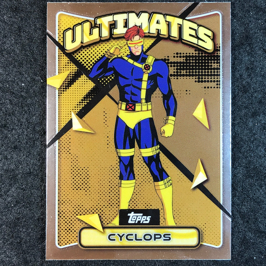 2025 Topps Finest X-Men '97 CYLCOPS Base Ultimates Rare Gold #78