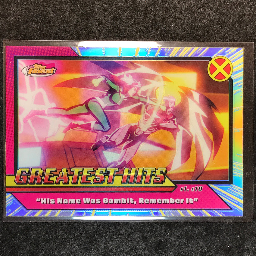 2025 Topps Finest X-Men '97 HIS NAME WAS GAMBIT, REMEMBER IT Greatest Hits #20