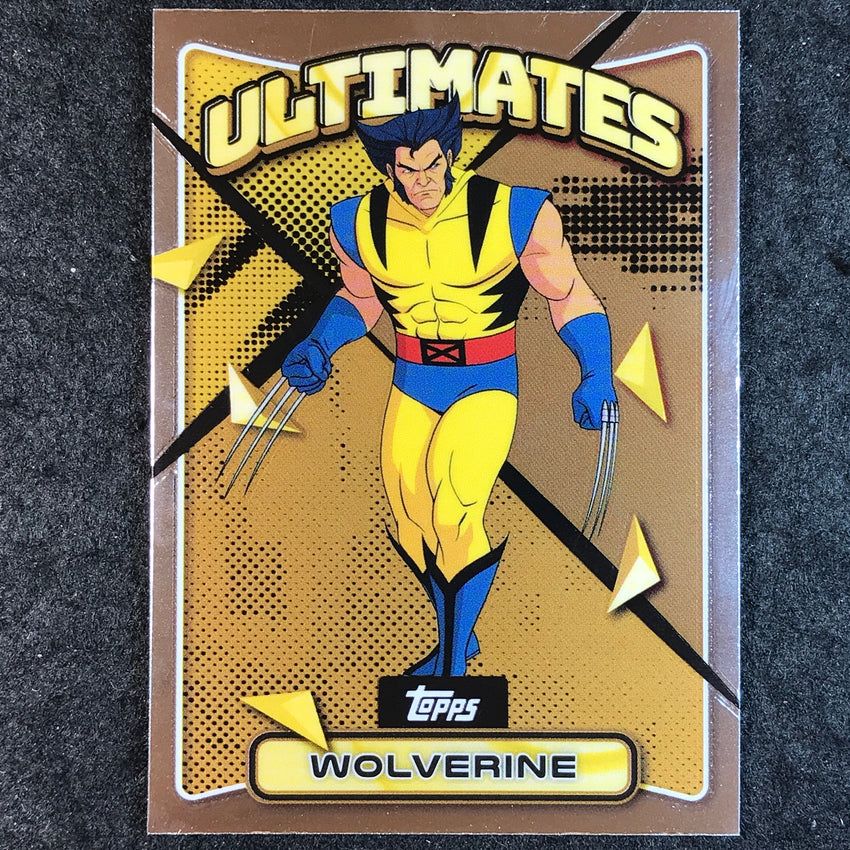 2025 Topps Finest X-Men '97 WOLVERINE Base Ultimates Rare Gold #79