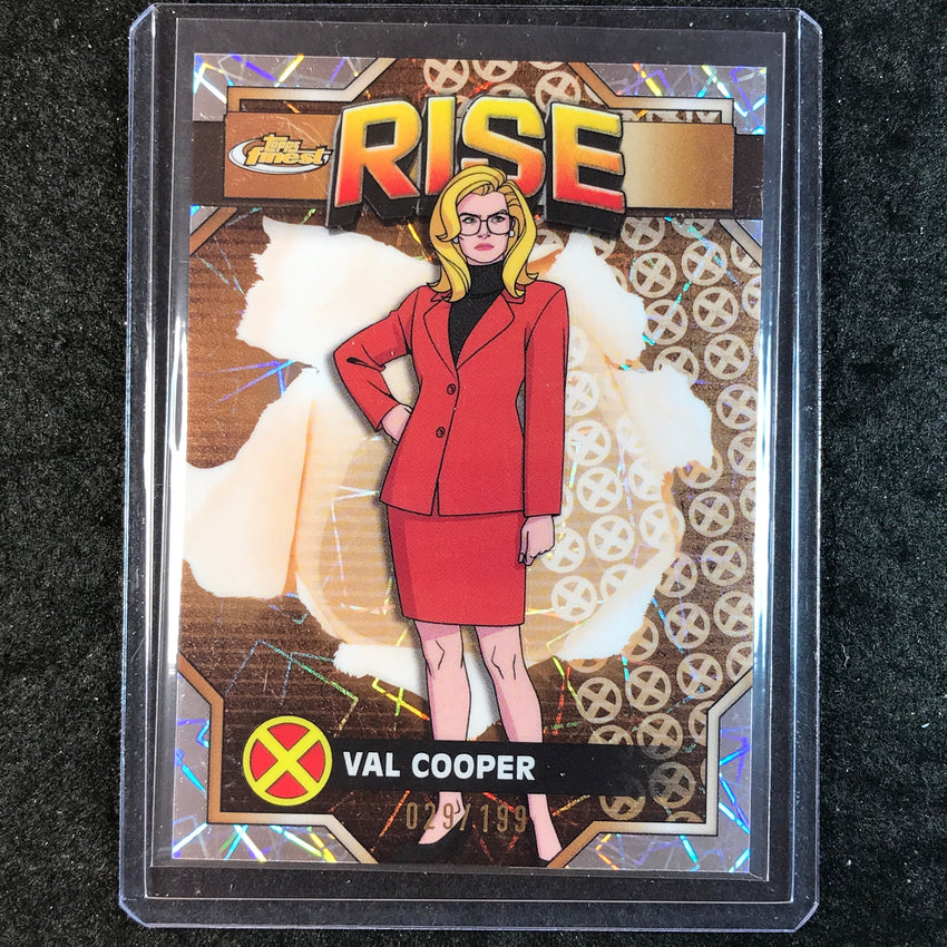 2025 Topps Finest X-Men '97 VAL COOPER Rise Common Laser 29/199 #31