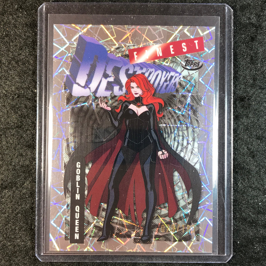 2025 Topps Finest X-Men '97 GOBLIN QUEEN Destroyers Uncommon Laser 79/199 #70