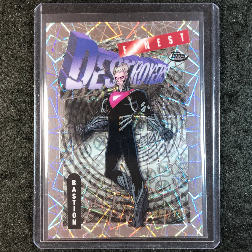 2025 Topps Finest X-Men '97 BASTION Destroyers Uncommon Laser 68/199 #74